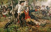 Frederick Coffay Yohn Herkimer at the Battle of Oriskany painting